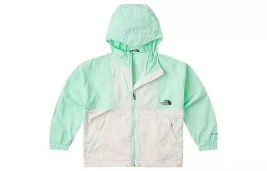 Ветровка THE NORTH FACE, светло-зеленый/молочный