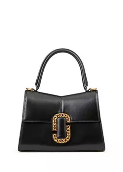 Thest. marc mini черная женская кожаная сумка Marc Jacobs