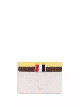 Thom Browne картхолдер с полосками RWB, розовый