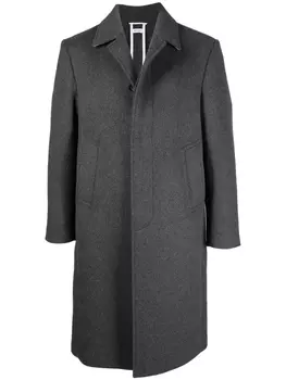 Thom Browne однобортное пальто, серый