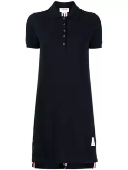 Thom Browne платье-поло, синий