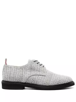 Thom Browne твидовые оксфорды, серый