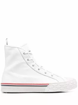 Thom Browne высокие кеды, белый