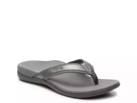 Tide II Шлепанцы Vionic, Pewter Metallic