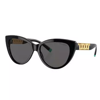 Tiffany & Co. TF 4196 8001S4 56 мм женские солнцезащитные очки «кошачий глаз», черный