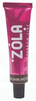 Тинт для бровей Zola, 04 темно-коричневый, 15 мл Project Lashes