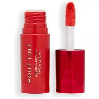 Тинт для губ Pout Tint Легкий увлажняющий тинт для губ с блеском и финишем Sweetie Coral 3 мл Makeup Revolution