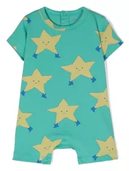 Tiny Cottons ромпер Dancing Stars, зеленый