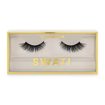 Титановые интенсивные объемные ресницы из искусственной норки - SWATI Cosmetics