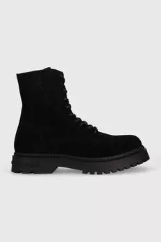 TJM CASUAL BOOT SUEDE трекинговые ботинки из замши Tommy Jeans, черный