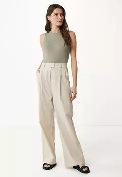 Ткань брюк Straight Leg With Pockets Mexx, светло-песочная