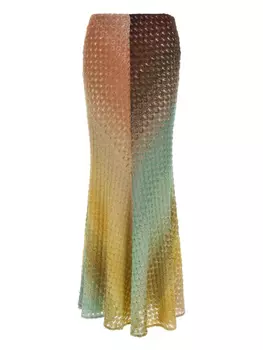 Тканая юбка макси Missoni, желтый
