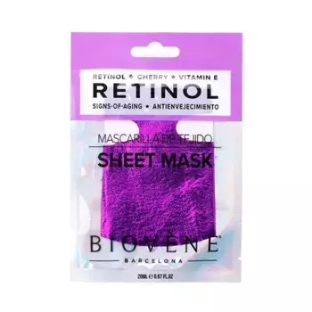 Тканевая маска антивозрастная Retinol Biovene, 1 UD