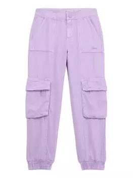 Тканевые брюки cargo fit Guess, розовый