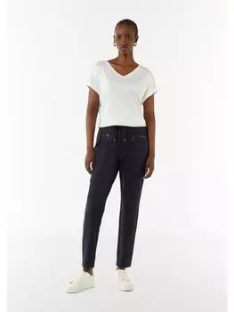 Тканевые брюки comma Hose 7/8, синий