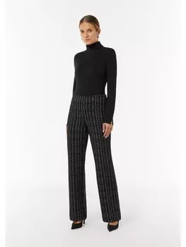 Тканевые брюки comma Hose lang, черный