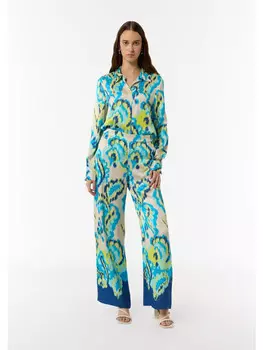 Тканевые брюки comma Hose lang, цвет Wei-trkis
