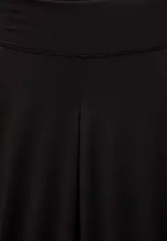 Тканевые брюки FLARED PULL&BEAR, черный