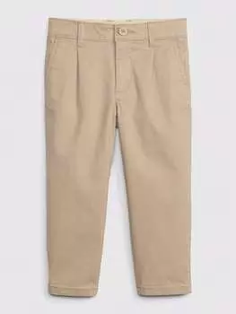 Тканевые брюки GAP, бежевый