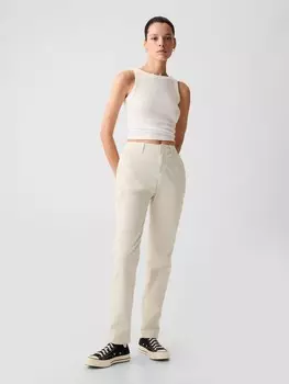 Тканевые брюки Gap, бежевый