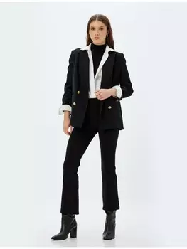 Тканевые брюки KOTON Hose, черный