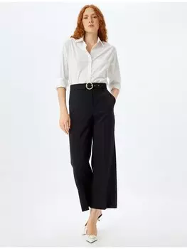 Тканевые брюки KOTON Hose, черный