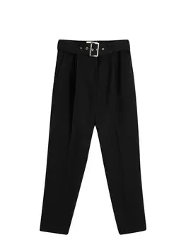 Тканевые брюки Koton Regular Pants, черный