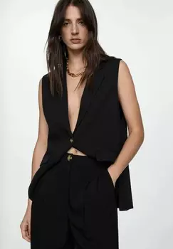 Тканевые брюки NALA H Mango, черный