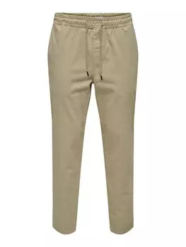 Тканевые брюки Only & Sons Tapered Pants ONSLinus, хаки
