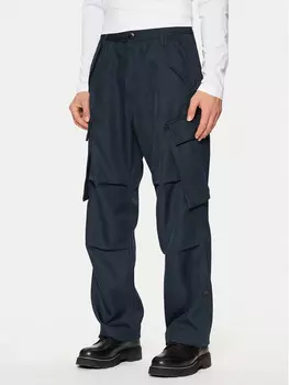 Тканевые брюки прямого кроя G-Star Raw, синий