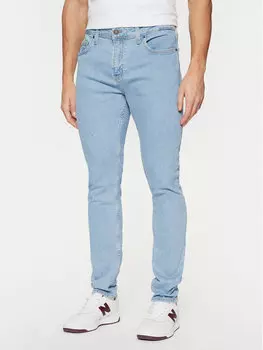 Тканевые брюки стандартного кроя Guess, синий