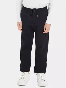 Тканевые брюки стандартного кроя Tommy Hilfiger, синий