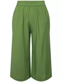 Тканевые брюки Ulla Popken Culotte, цвет moosgrn