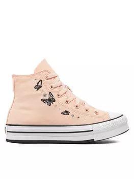 Тканевые Кроссовки Converse, розовый