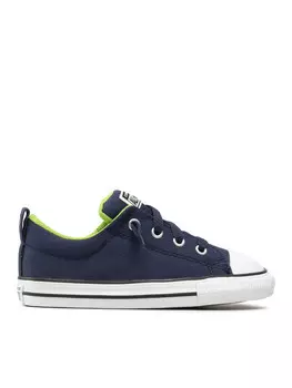Тканевые Кроссовки Converse, темно-синий
