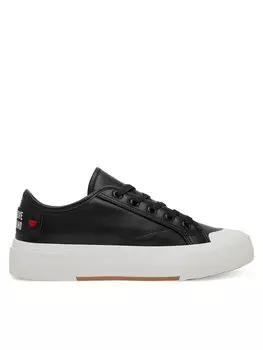 Тканевые кроссовки JA15012G1MIA0000 Love Moschino, черный