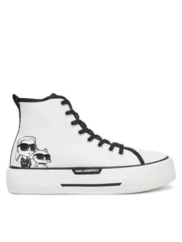 Тканевые кроссовки KL60654T Karl Lagerfeld, белый