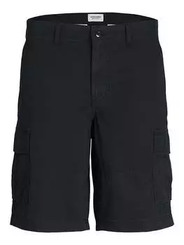 Тканевые шорты Jack & Jones, черный