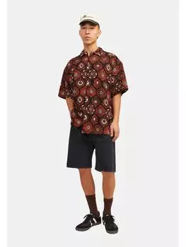 Тканевые шорты Jack & Jones, черный