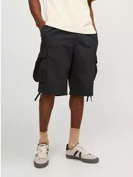 Тканевые шорты Jack & Jones, черный