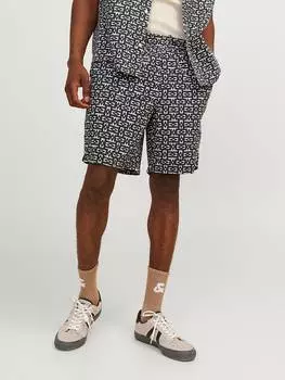 Тканевые шорты Jack & Jones, черный