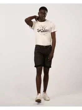 Тканевые шорты Jack & Jones, черный