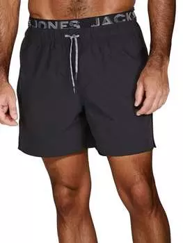 Тканевые шорты Jack & Jones, черный