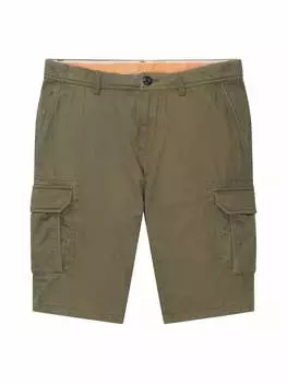 Тканевые шорты Tom Tailor, цвет olive diamond structure