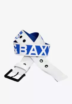 Тканевый ремень Cipo & Baxx классного фирменного дизайна, голубой