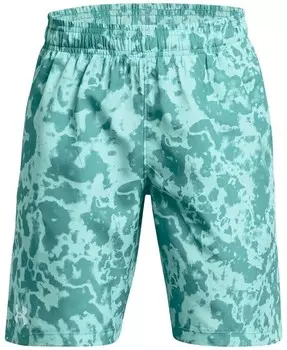 Тканые шорты с принтом для больших мальчиков Under Armour, синий