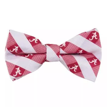 Тканый галстук-бабочка в клетку Alabama Crimson Tide в клетку