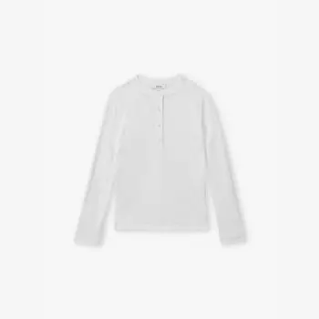 Тканый топ Tess с длинными рукавами 9-13 лет Reiss, белый