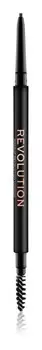 Точный карандаш для бровей с кисточкой Makeup Revolution Precise Brow Pencil, оттенок Dark Brown 0.05 г