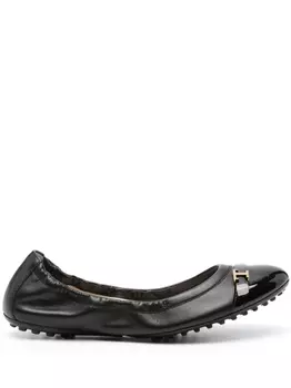 Tod's балетки Gommino, черный